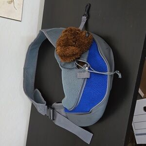 Pet Carrier backpack, Adjustable Pet Front Cat Dog Carrier Backpack Travel Bag